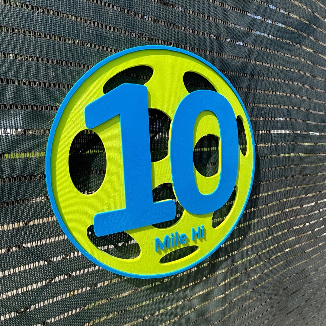 Custom Pickleball Court Number Marker – 6"x6", 11"x11", Easy Install, All-Surface Mount, All-Weather, Non-Rusting PETG, For Facility & Club
