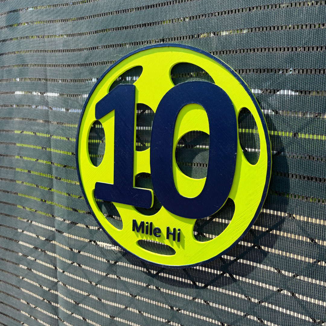 Custom Pickleball Court Number Marker – 6"x6", 11"x11", Easy Install, All-Surface Mount, All-Weather, Non-Rusting PETG, For Facility & Club