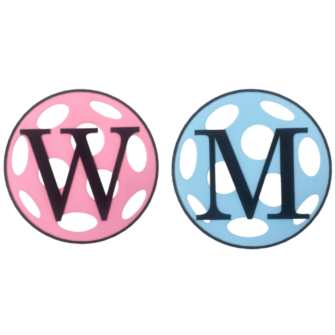 Restroom Markers for Pickleball