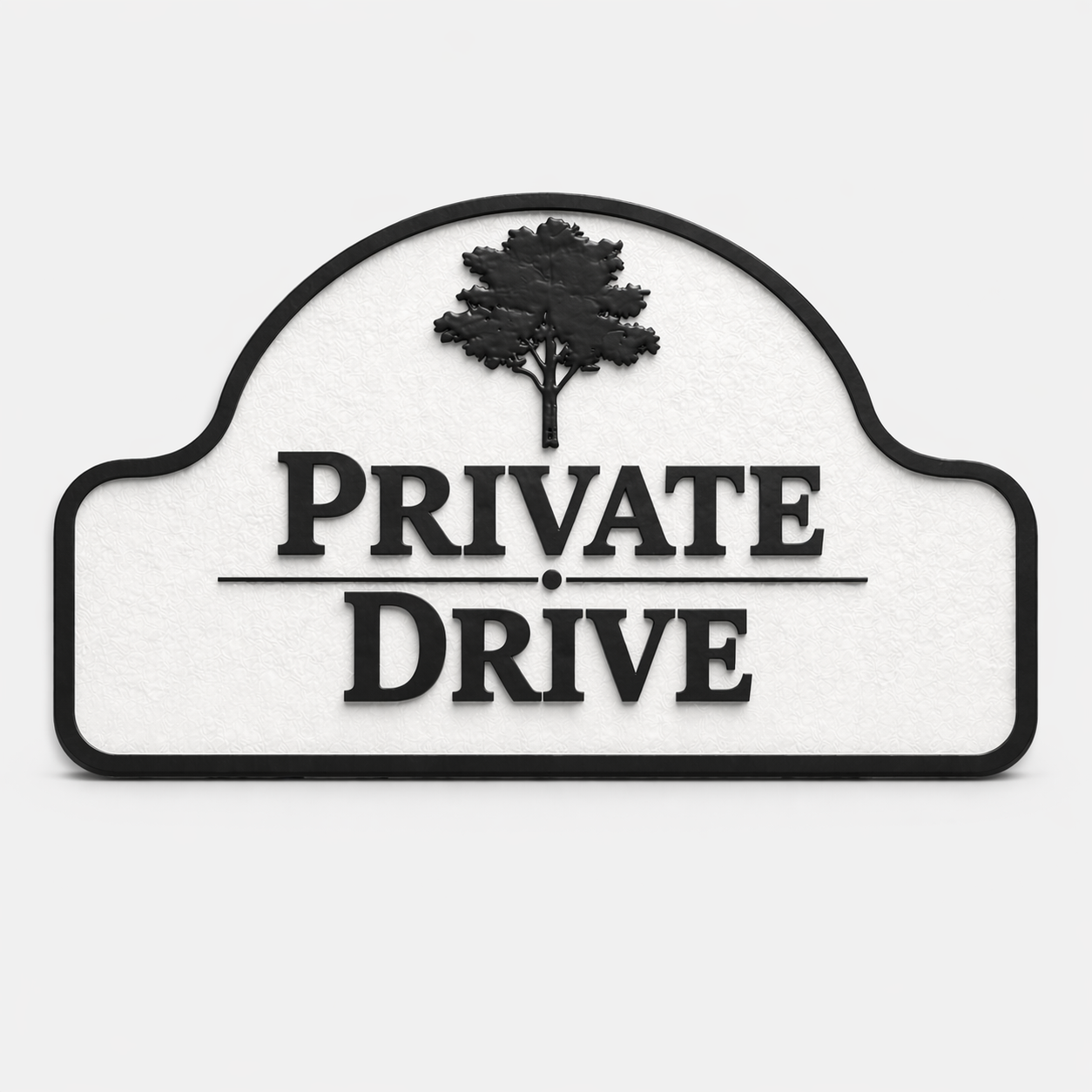 Private Drive Sign, Custom Driveway Sign, Weather Resistant 11x6 Address Plaque, Outdoor Wall Sign, Made in USA