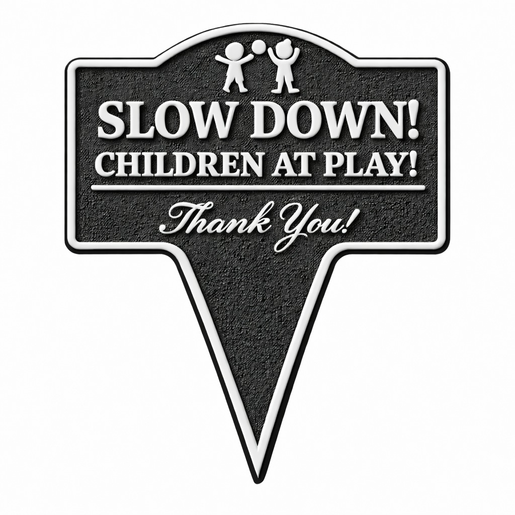 Children at Play Yard Sign – Personalized