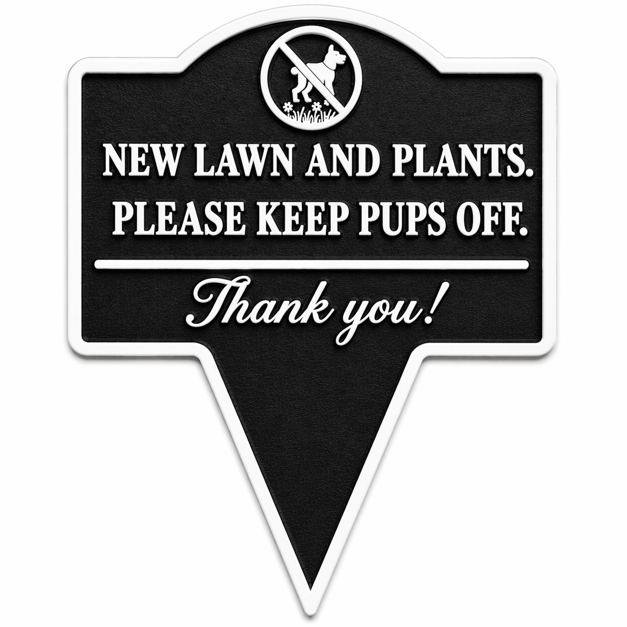 Custom Yard Stake Sign, Personalized Outdoor Lawn Sign, Custom Garden Warning Sign, Pet Lawn Sign, Easy Install Stake Sign