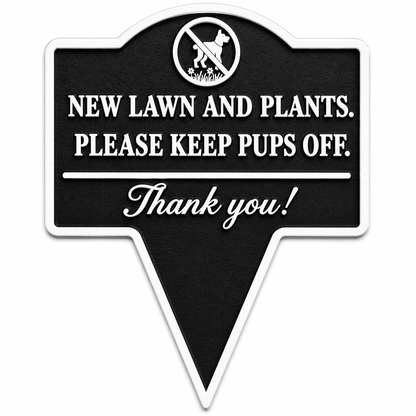 Custom Yard Stake Sign, Personalized Outdoor Lawn Sign, Custom Garden Warning Sign, Pet Lawn Sign, Easy Install Stake Sign
