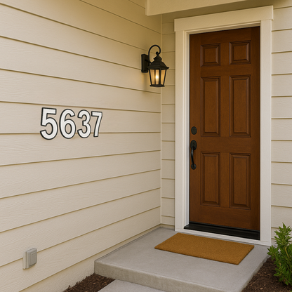 Address Numbers, Twist Connect, Fence, Gates, Personalized Home Address, Numbers, Address Sign, Housewarming Gift, 3D PETG, 10'', 7'', & 5''