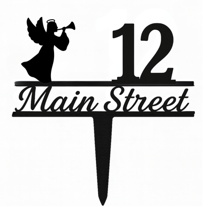 Holiday Address Yard Stake Sign – Christmas