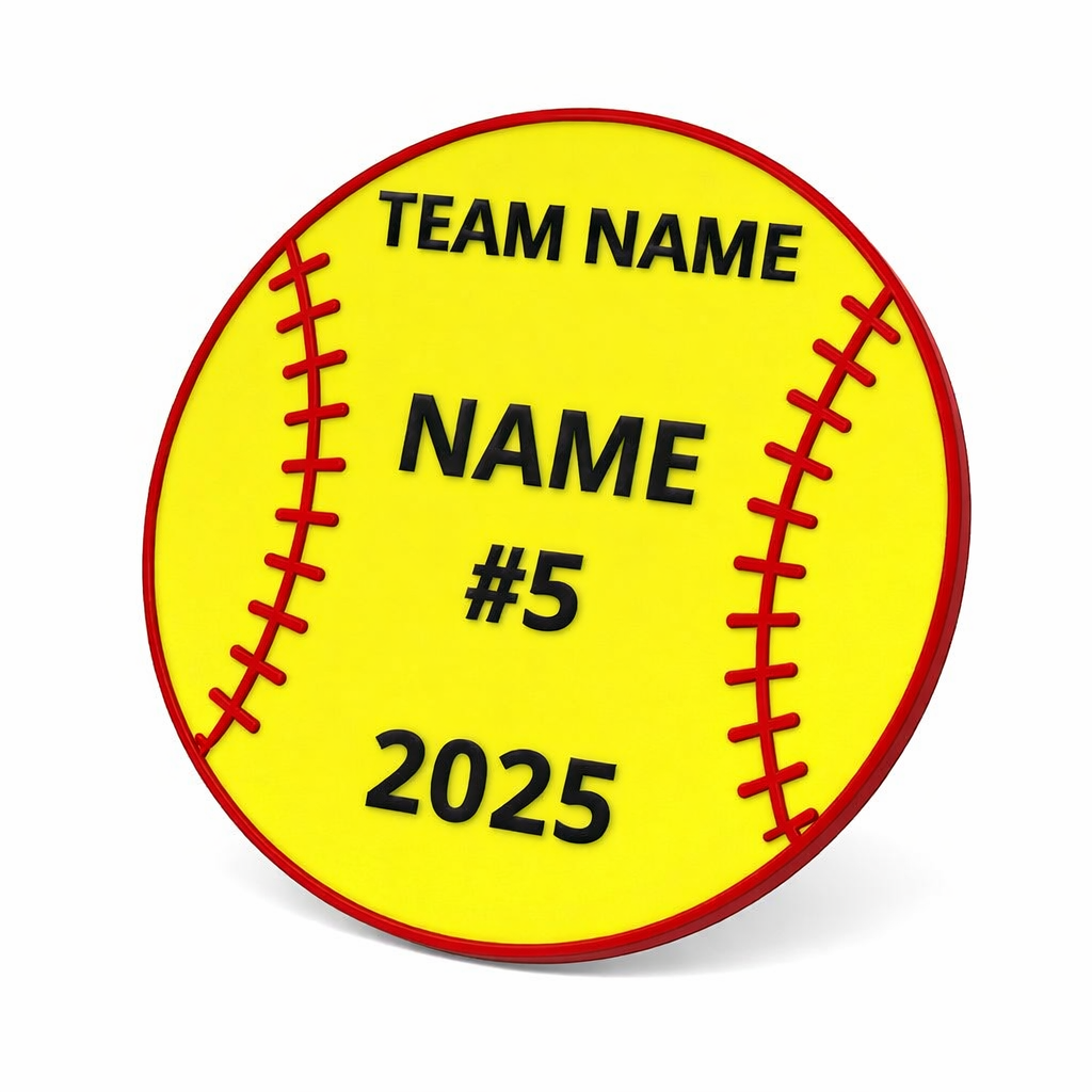 Personalized Softball Team Sign – Custom Decor