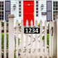 Custom Address Numbers Plaque, Quick Connect, Fence, Gates, Personalized Home Address, House Number Sign, Address Sign, Housewarming Gift