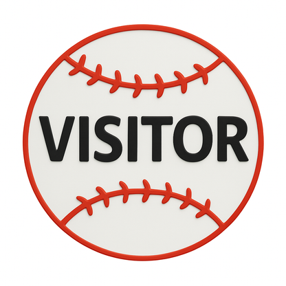 Baseball Home/Visitor Dugout Sign