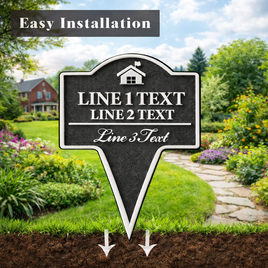 Custom HOA Yard Stake Sign – Personalized Message