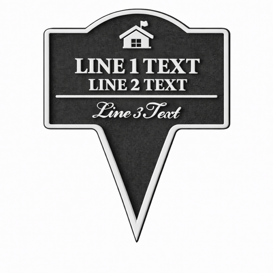 Custom HOA Yard Stake Sign – Personalized Message