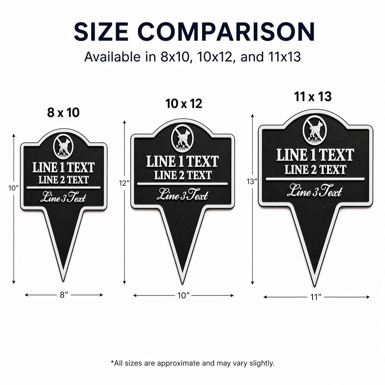 Custom Yard Stake Sign, Personalized Outdoor Lawn Sign, Custom Garden Warning Sign, Pet Lawn Sign, Easy Install Stake Sign