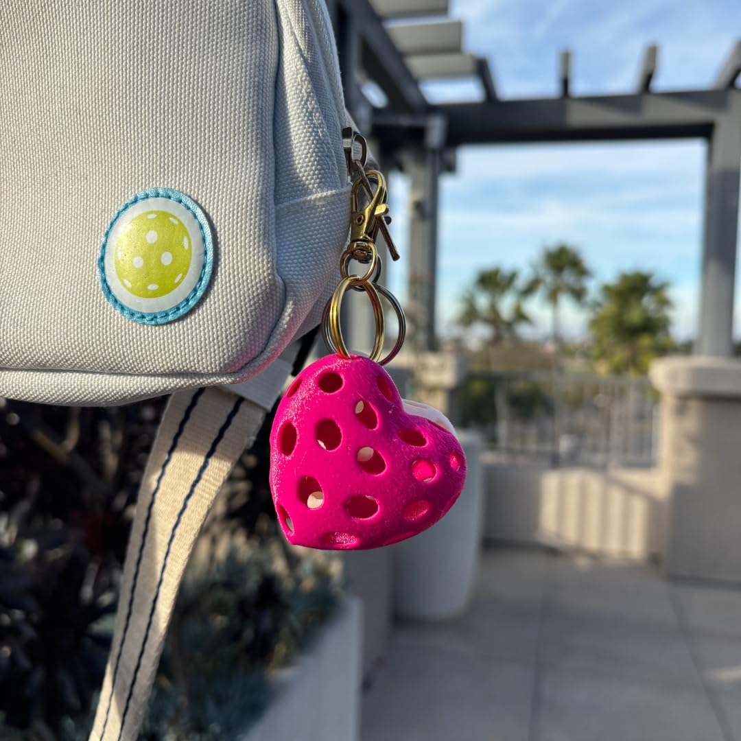 PickleHeart Keychain – Pickleball Gift
