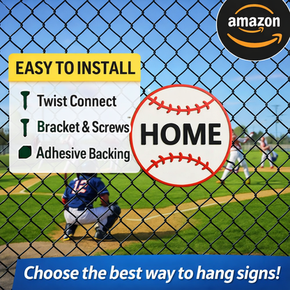 Baseball Home/Visitor Dugout Sign
