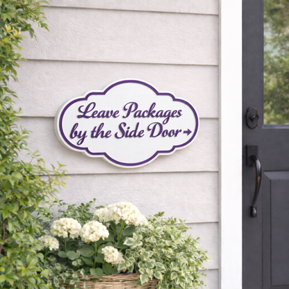 Custom Text Sign – Decorative Name Plaque