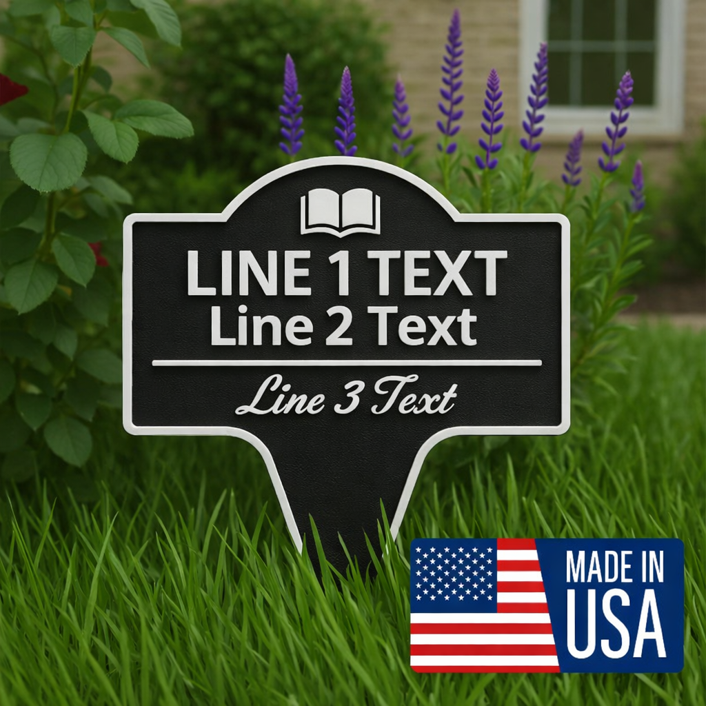 Custom Yard Stake Sign- Personalized Garden Decor