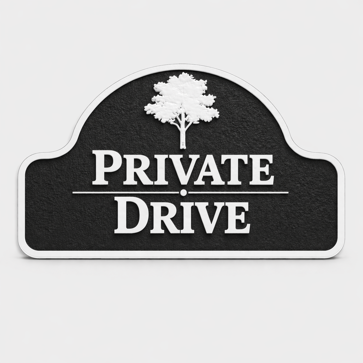 Private Drive Sign, Custom Driveway Sign, Weather Resistant 11x6 Address Plaque, Outdoor Wall Sign, Made in USA