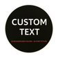 Custom Round Sign, Custom Your Logo, Twist Connect Sign, Custom Sign, Your Company Logo, Property Signs, Private Property, 3D PETG