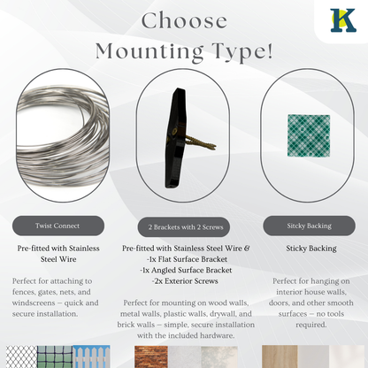 Custom Tennis Court Sign – 6"x6" or 11"x11", Easy Install, All-Surface Mount, All-Weather, Non-Rusting PETG, For Facility, Clubs, or Rooms