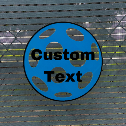 Custom Name Pickleball Sign, Twist Connect, Facility, Supplies, Signs, Gifts, Sports, Fence, Nets, Color Options, Made in USA, 3D PETG, 11''