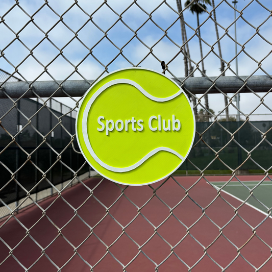 Custom Text Tennis Sign