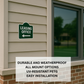 Leasing Office Right Arrow or Left Arrow –6"x6", 11"x11", Easy Install, All-Surface Mount, For Apartment Complex, Businesses, Reception Area