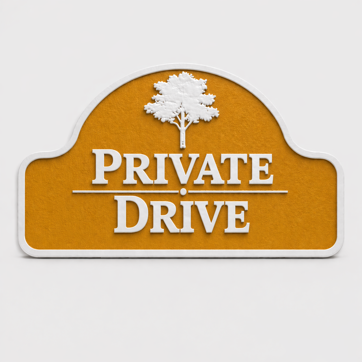 Private Drive Sign, Custom Driveway Sign, Weather Resistant 11x6 Address Plaque, Outdoor Wall Sign, Made in USA