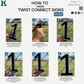 Address Numbers, Twist Connect, Fence, Gates, Personalized Home Address, Numbers, Address Sign, Housewarming Gift, 3D PETG, 10'', 7'', & 5''