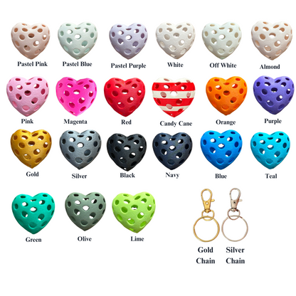 Mini PickleHearts Keychain, Pickleball Gifts, Valentine's Day Gift Ideas, Team Gifts, Pickleball Accessories, Purse Keychain, Gifts for Her, Made in USA