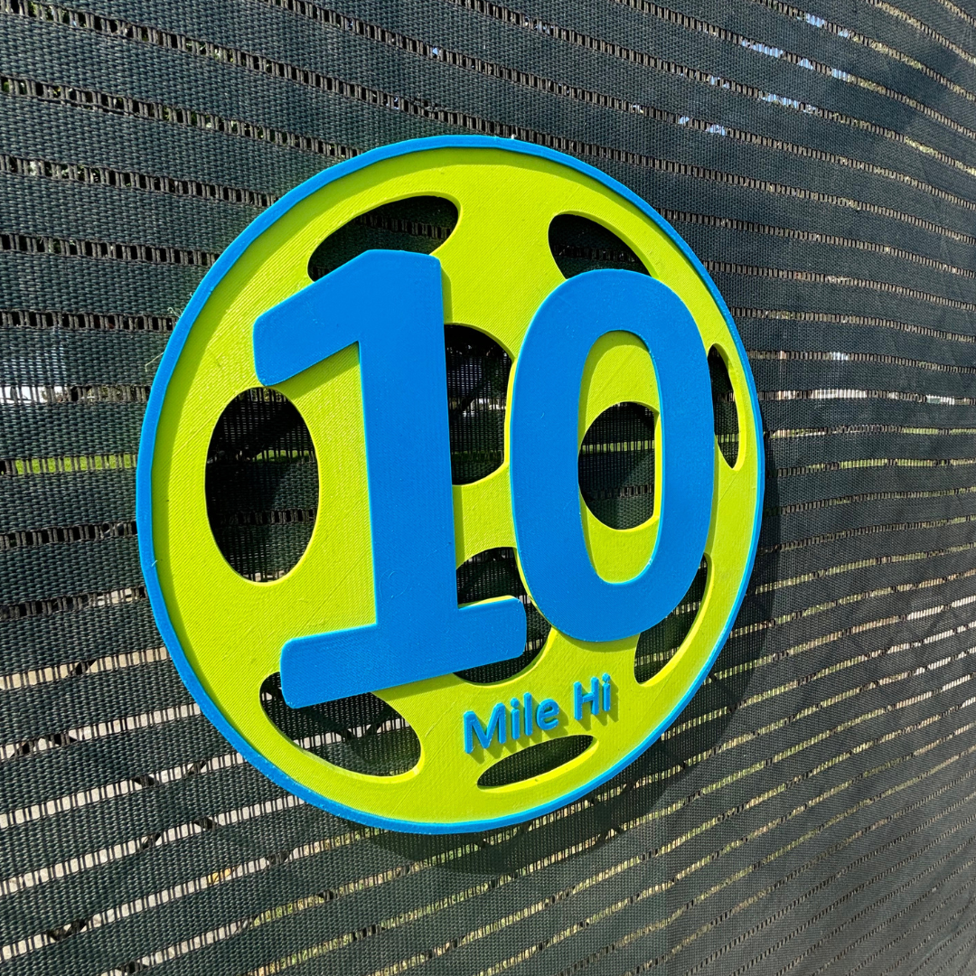 Custom Name Pickleball Court Number Markers, PETG, Signs, Twist Connect, High Visibility, Durable, Weather Resistant, Fence, Gates, & Nets