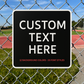 Custom Square Sign – 6"x6" or 11"x11", Easy Install, All-Surface Mount, All-Weather, Non-Rusting PETG, For Home, Business, or Facility Use