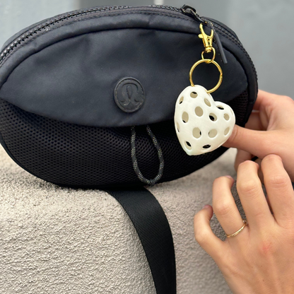 Mini PickleHearts Keychain, Pickleball Gifts, Valentine's Day Gift Ideas, Team Gifts, Pickleball Accessories, Purse Keychain, Gifts for Her, Made in USA