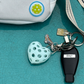 Mini PickleHearts Keychain, Pickleball Gifts, Valentine's Day Gift Ideas, Team Gifts, Pickleball Accessories, Purse Keychain, Gifts for Her, Made in USA