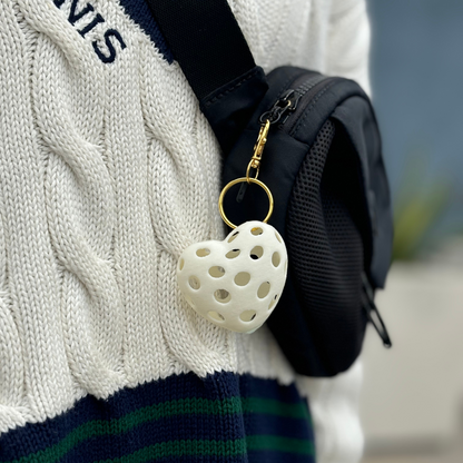 PickleHeart Keychain – Pickleball Gift