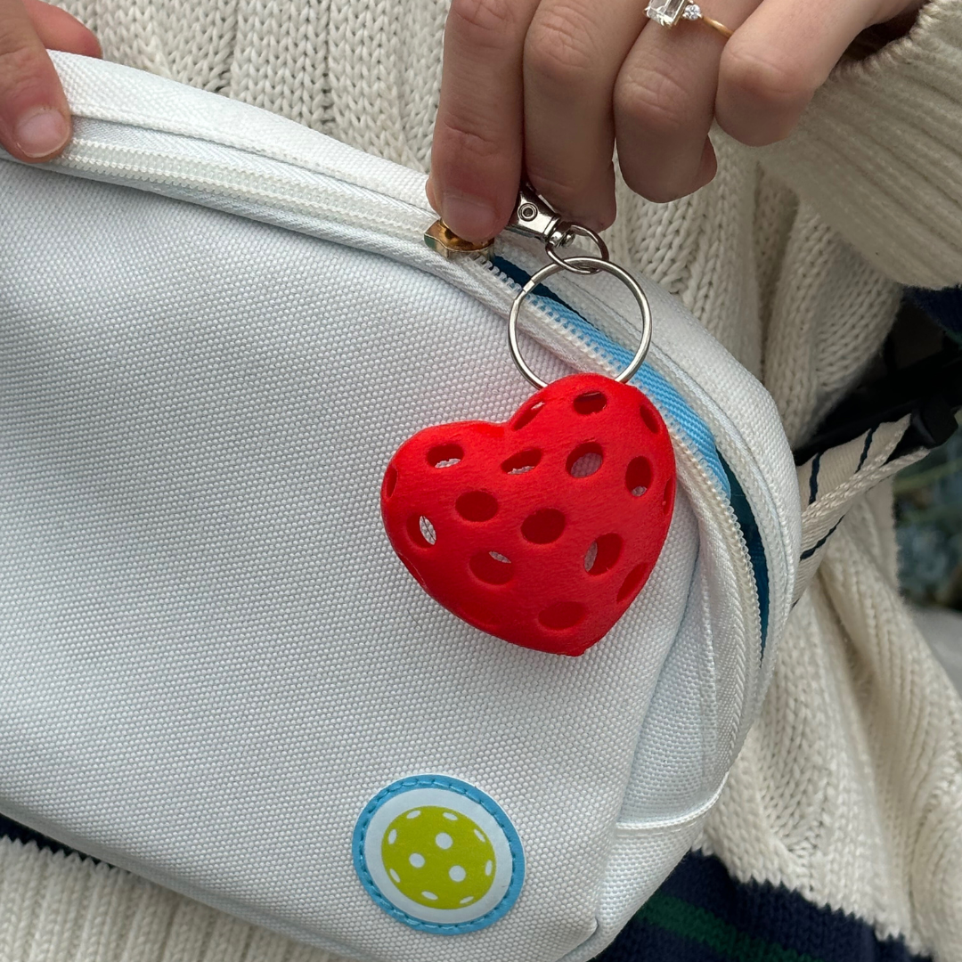 PickleHeart Keychain – Pickleball Gift