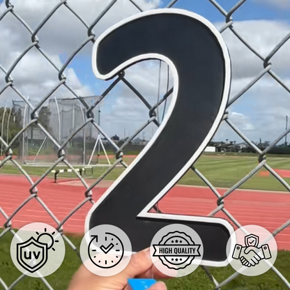 Black Letter Set for House Number & Business Signs – 3", 5″, 7″, 10″, Easy Install, All-Surface Mount, Weatherproof, Non-Rusting PETG