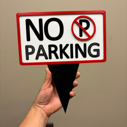 No Parking Yard Sign – Outdoor Driveway Warning