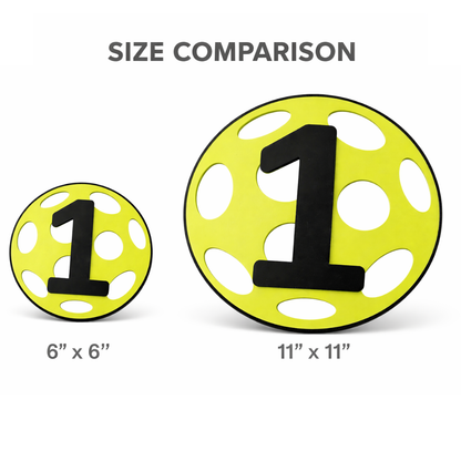 Pickleball Court Number Marker
