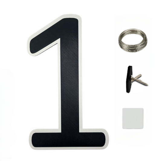 Address Numbers, Twist Connect, Fence, Gates, Personalized Home Address, Numbers, Address Sign, Housewarming Gift, 3D PETG, 10'', 7'', & 5''