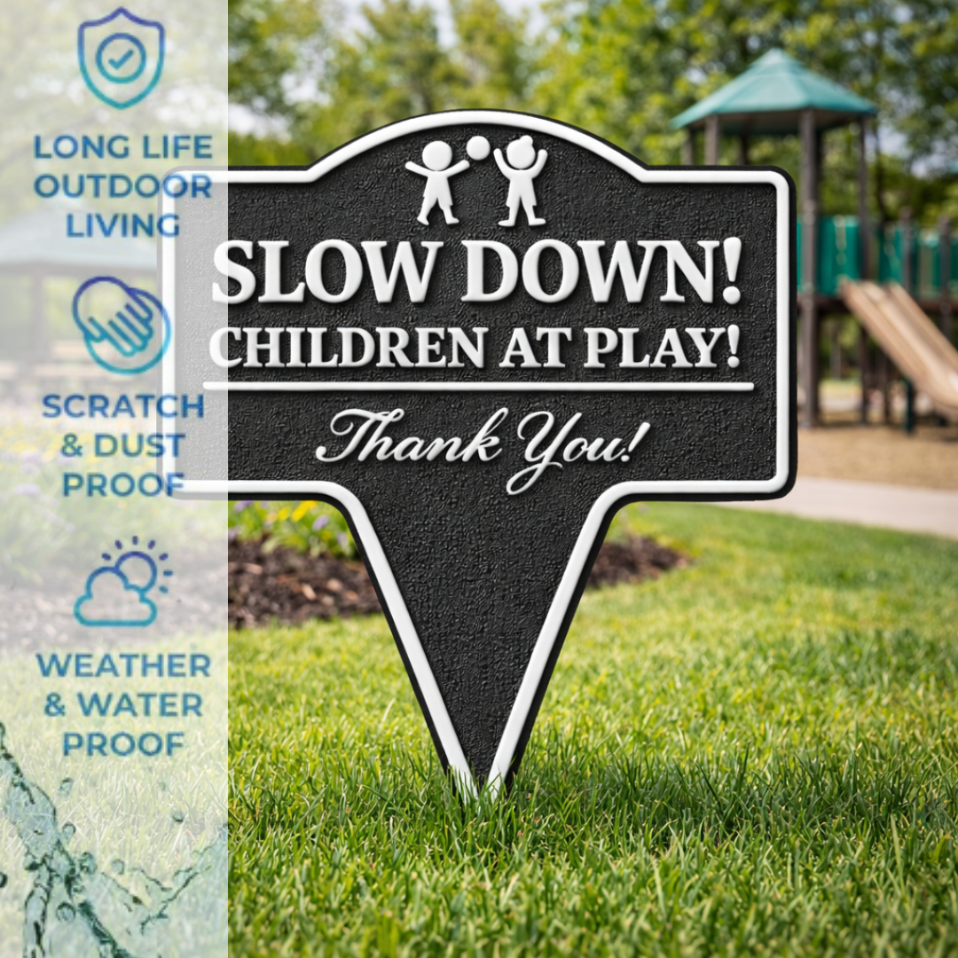 Children at Play Yard Sign – Personalized