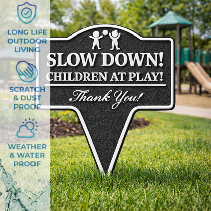 Children at Play Yard Sign – Personalized