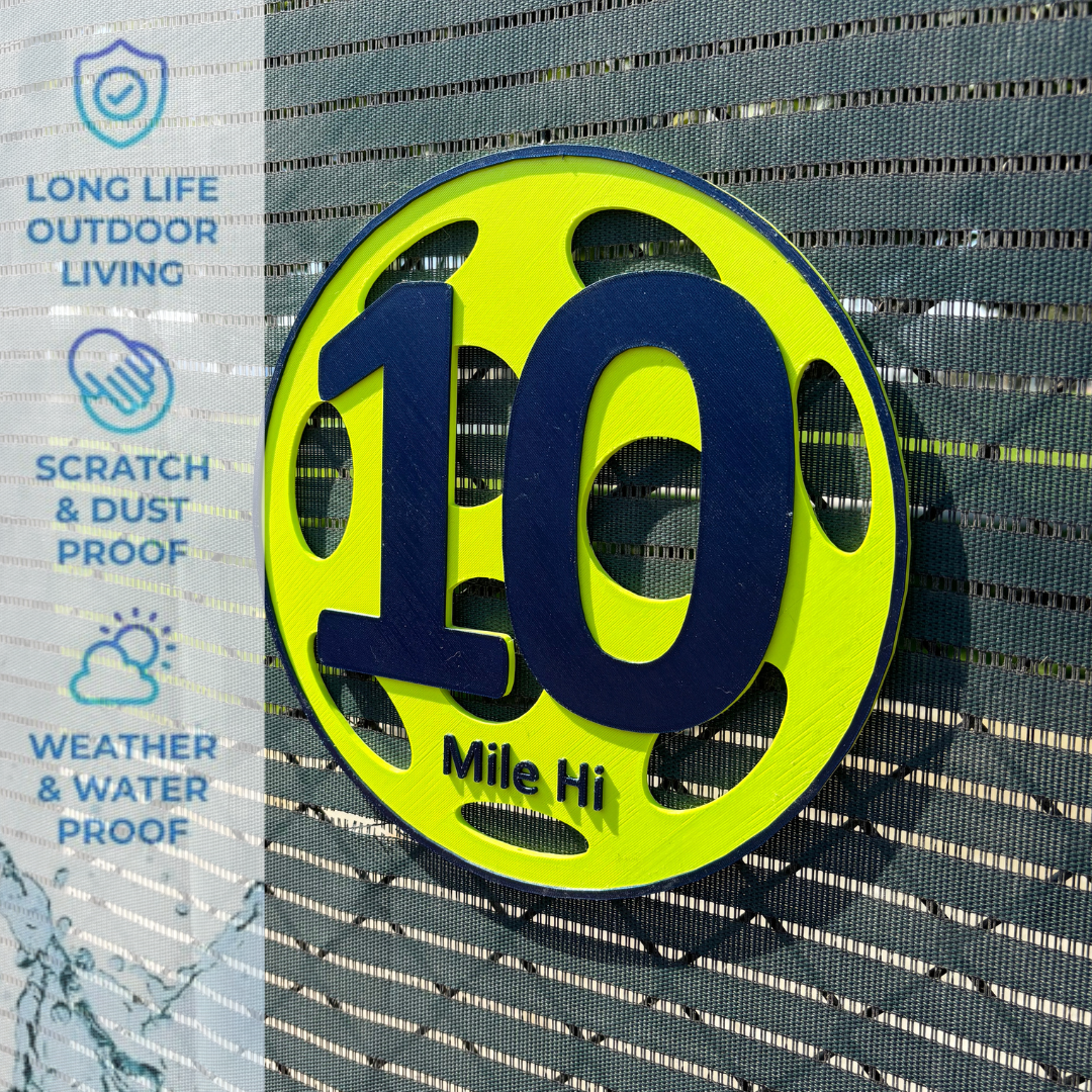 Custom Pickleball Court Number Marker