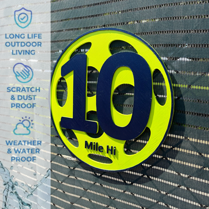 Custom Pickleball Court Number Marker