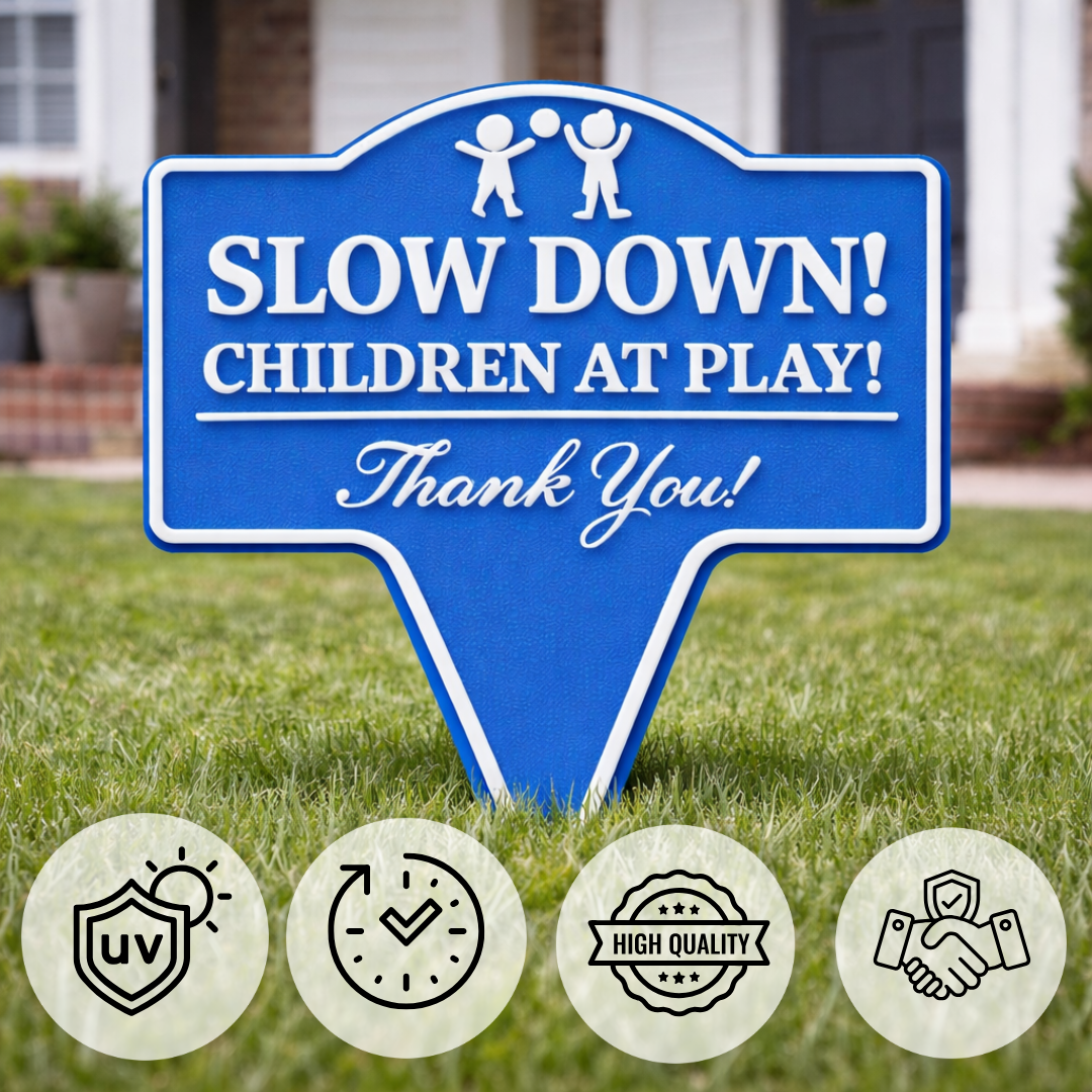 Children at Play Yard Sign – Personalized