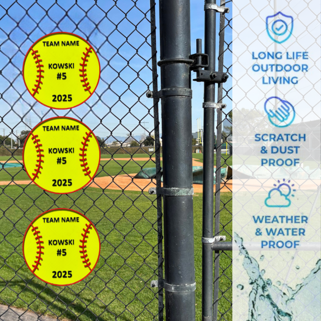 Personalized Softball Team Sign – Custom Decor