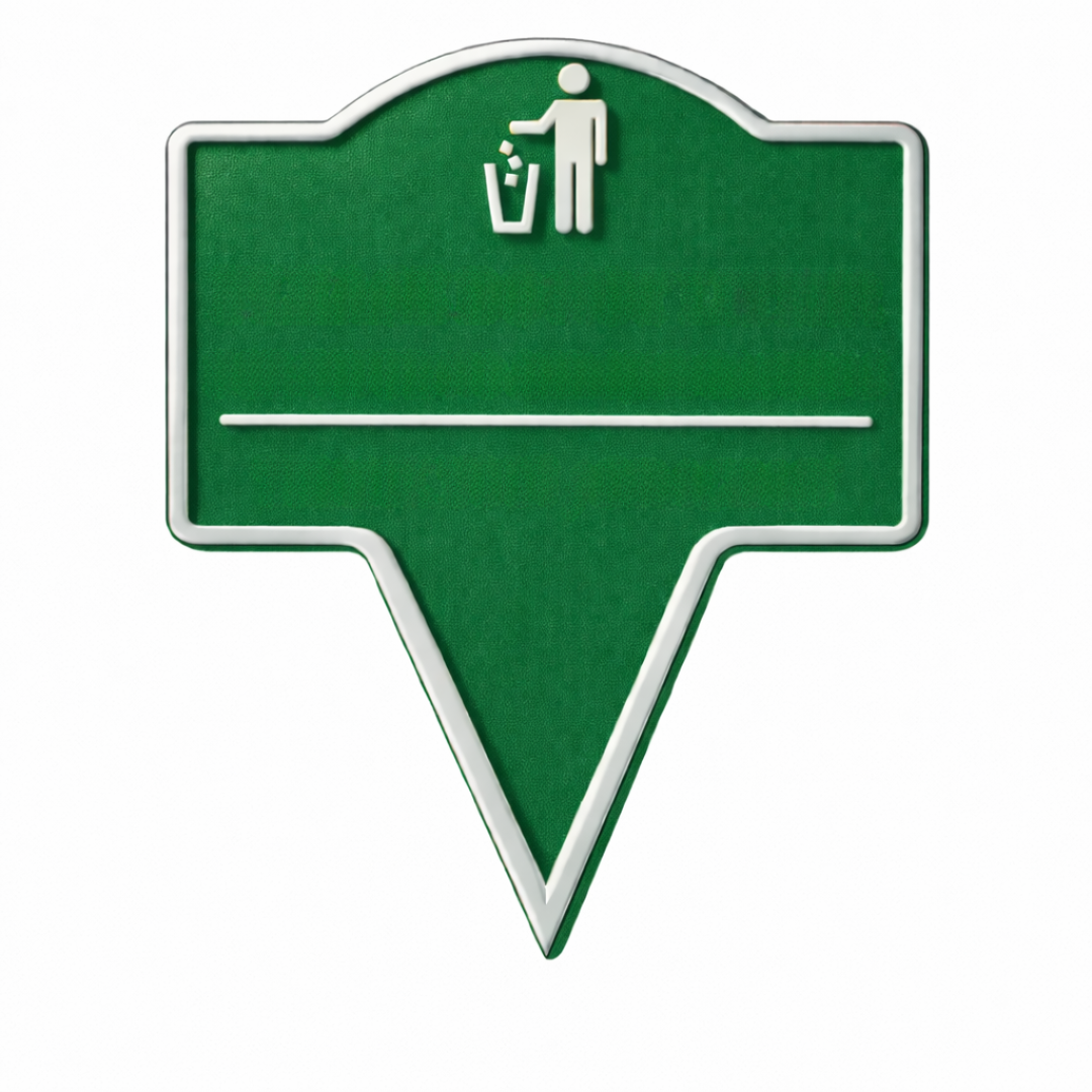 Custom No Littering Yard Sign – Outdoor Stake