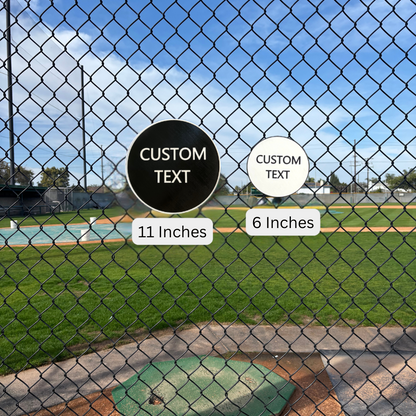 Custom Round Sign, Custom Your Logo, Twist Connect Sign, Custom Sign, Your Company Logo, Property Signs, Private Property, 3D PETG