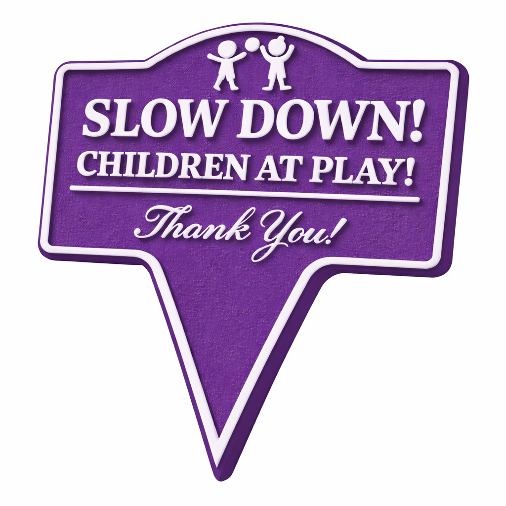 Children at Play Yard Sign – Personalized
