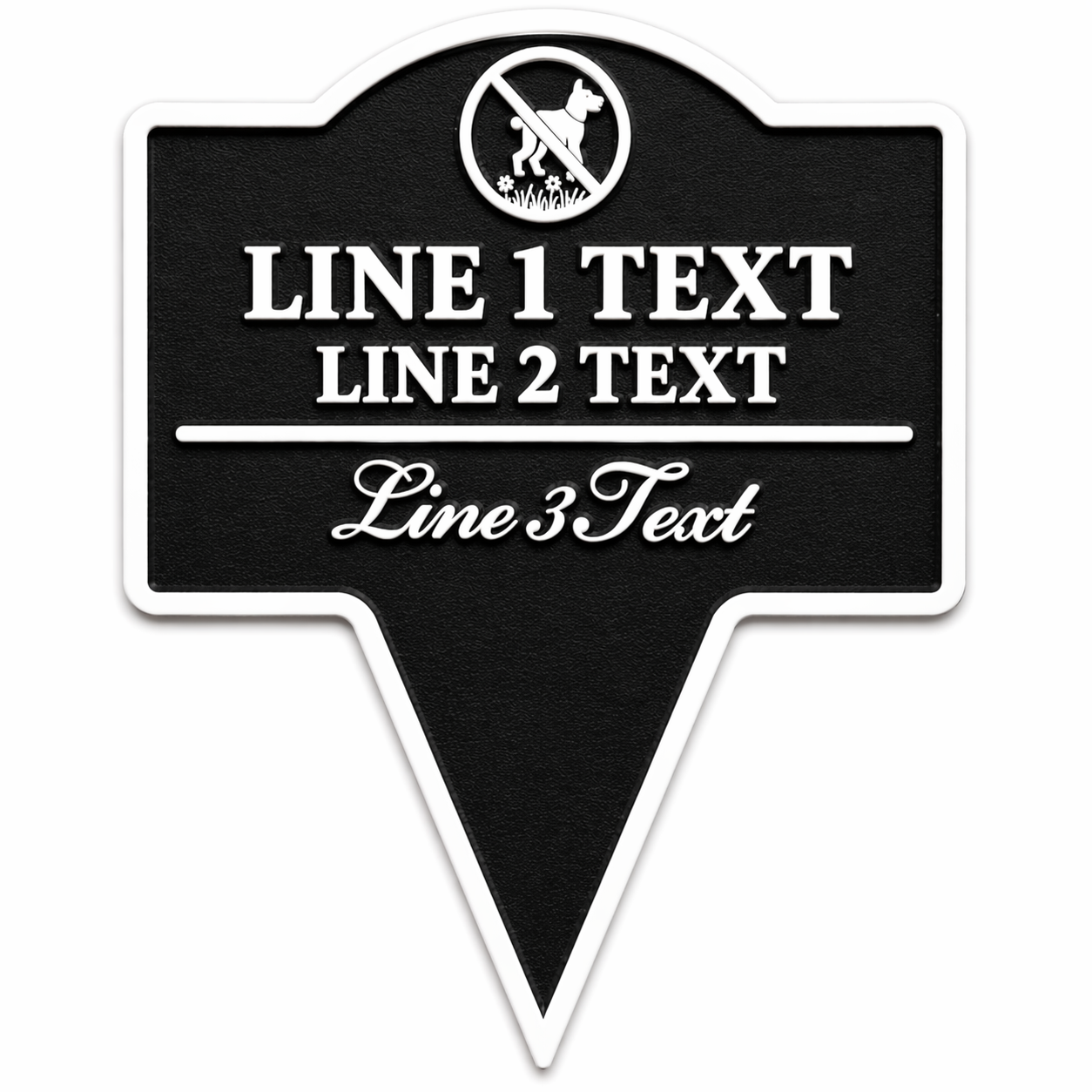 Custom Yard Stake Sign, Personalized Outdoor Lawn Sign, Custom Garden Warning Sign, Pet Lawn Sign, Easy Install Stake Sign