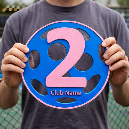 Custom Pickleball Court Number Marker