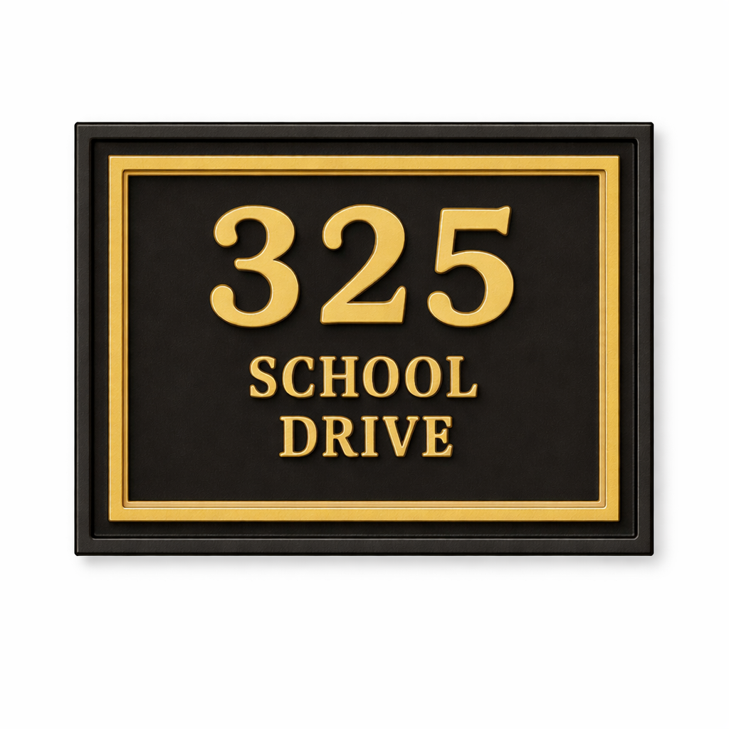 Custom Address Sign